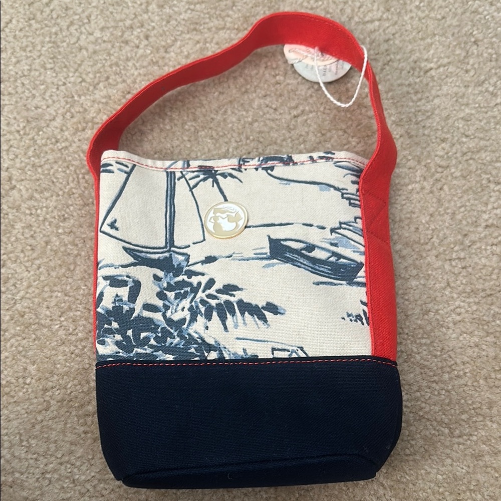 Spartina 449 Mini Bag - Red, Navy, and Cream